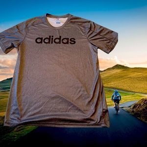 ADIDAS GRAY TEE T3 #2490